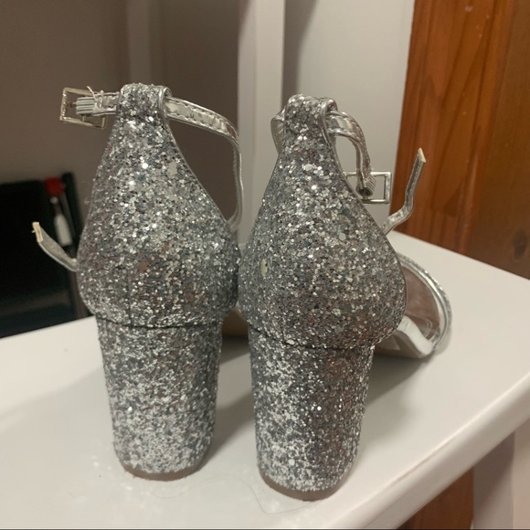 $5 shipping… Women's Open Toe Ankle Strap Chunky Block Low Heel Dress Pump - Picture 6 of 8